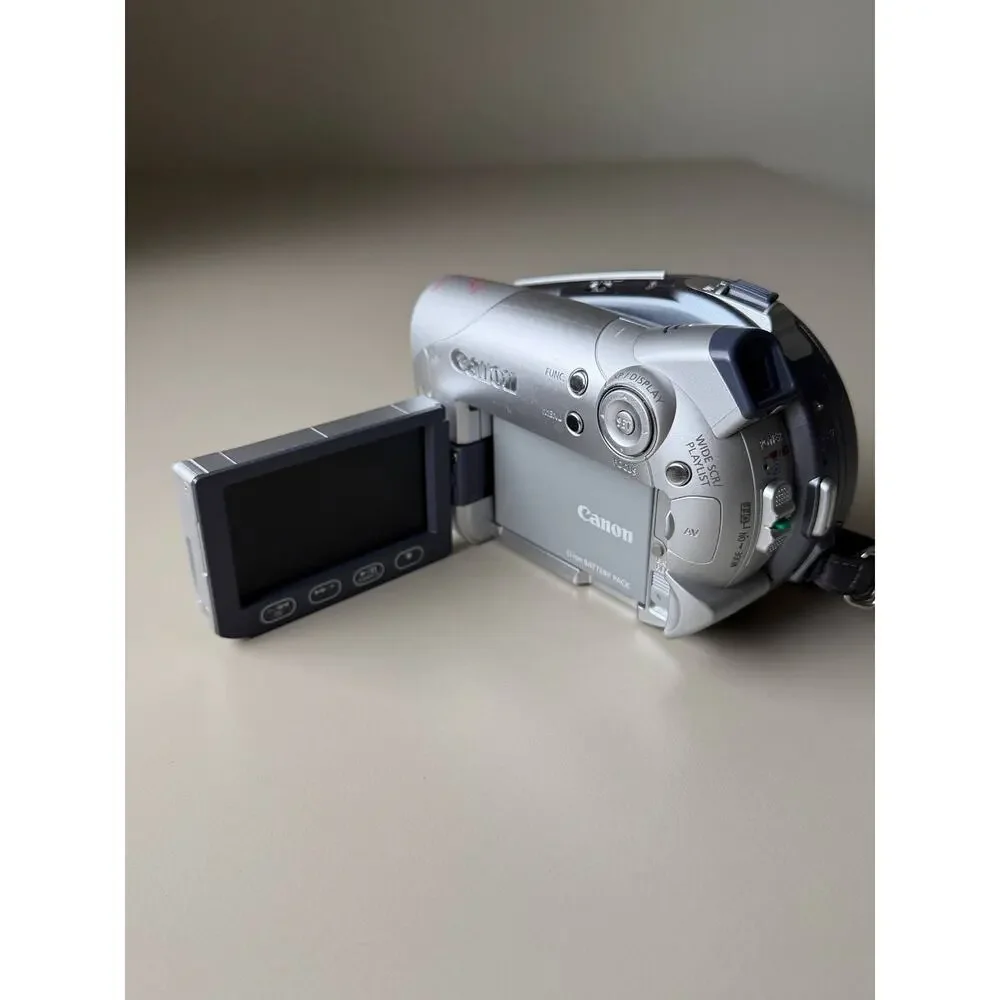 Canon DC100 Handheld DVD RW Camcorder Handycam Video Camera y2k 2000s WORKS KIT